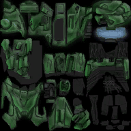 Olive armor texture